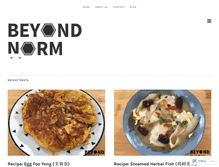 Tablet Screenshot of beyondnorm.com